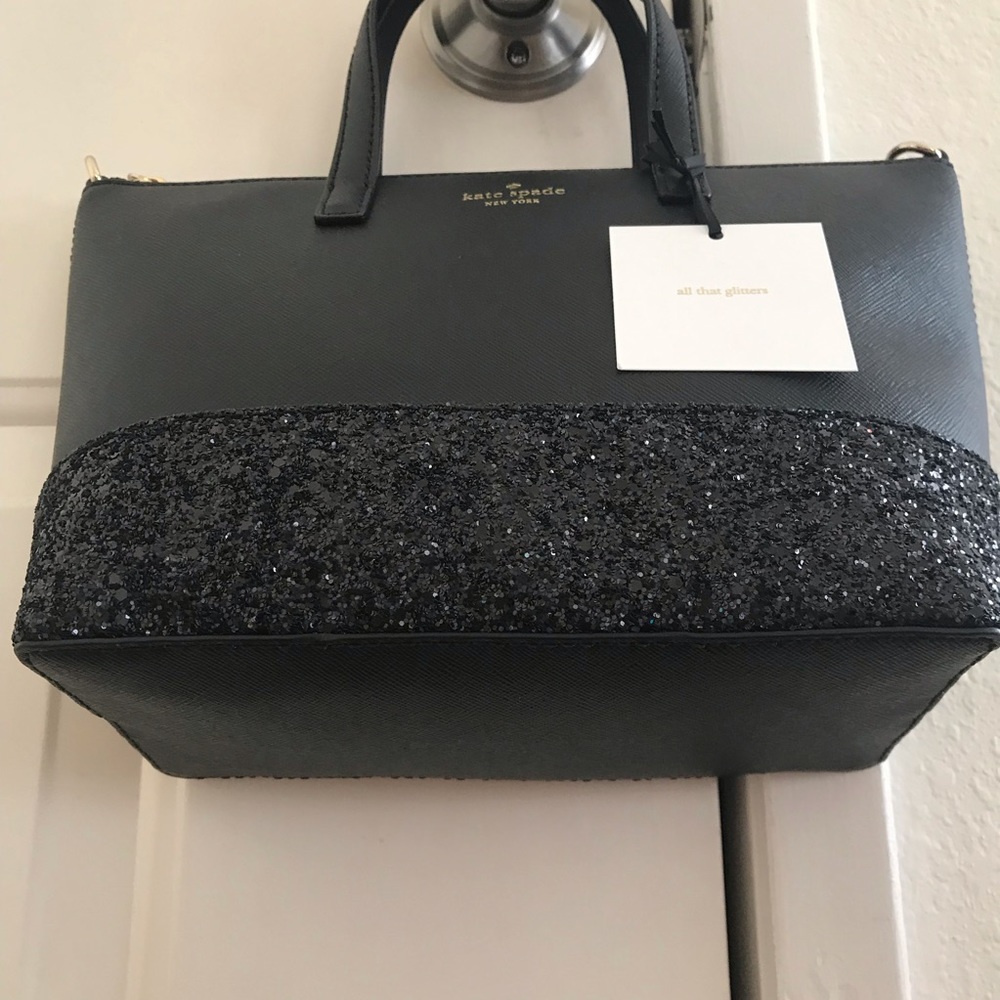 Kate spade Greta Court Ina black bottom glitter - Picture 3 of 7
